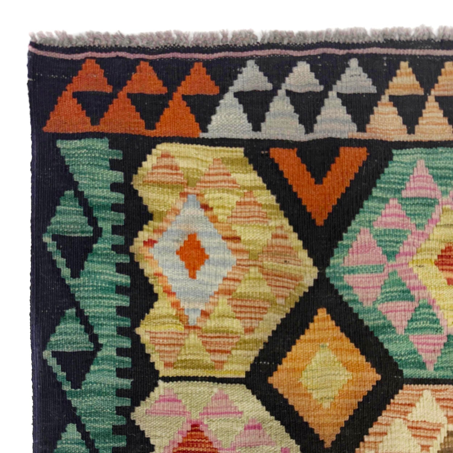 Handmade Multi Kilim Geometric 7x10 ft