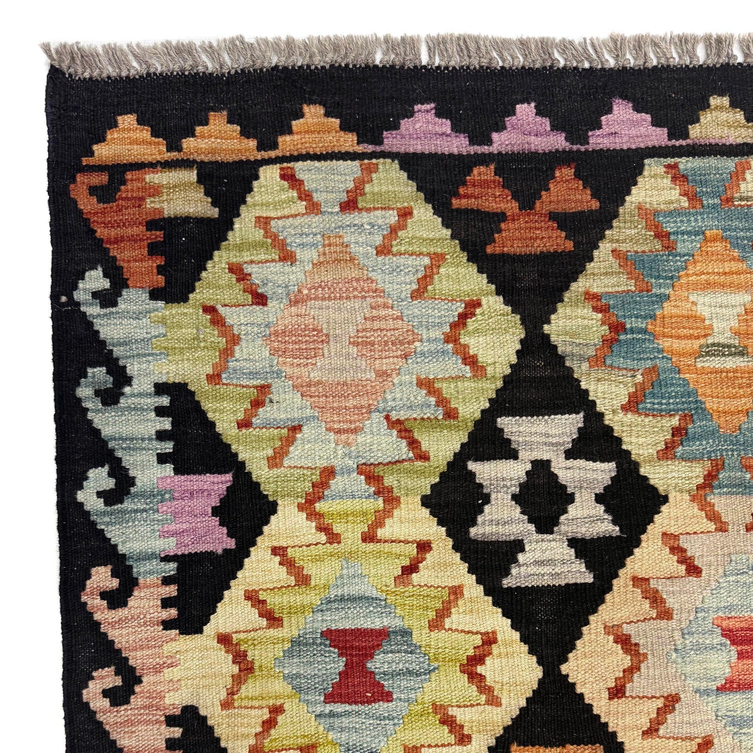 Handmade Multi Kilim Geometric 7x10 ft