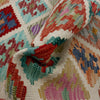 Handmade Multi Kilim Geometric 10' Runner