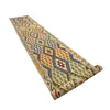 Handmade Multi Kilim Geometric 16' Runner