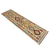 Handmade Multi Kilim Geometric 10' Runner