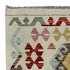 Handmade Multi Kilim Geometric 10' Runner