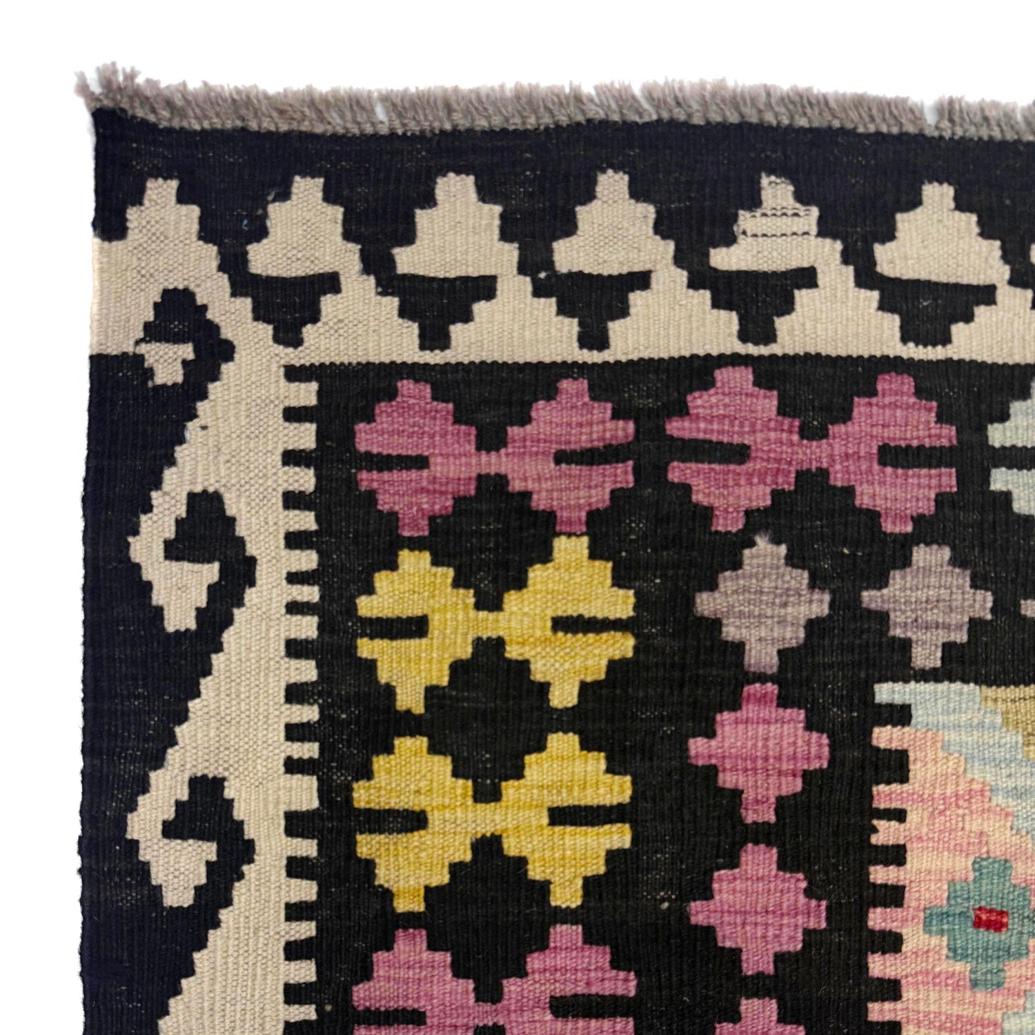 Handmade Multi Kilim Geometric 7x10 ft