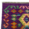 Handmade Multi Kilim Geometric 8' Runner
