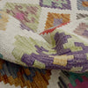 Handmade Multi Kilim Geometric 10' Runner