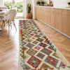 Handmade Multi Kilim Geometric 10' Runner