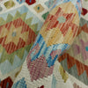 Handmade Multi Kilim Geometric 10' Runner