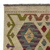 Handmade Multi Kilim Geometric 10' Runner