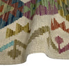 Handmade Multi Kilim Geometric 10' Runner