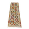 Handmade Multi Kilim Geometric 10' Runner