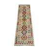 Handmade Multi Kilim Geometric 10' Runner