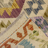 Handmade Multi Kilim Geometric 10' Runner