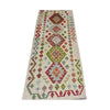 Handmade Multi Kilim Geometric 6' Runner