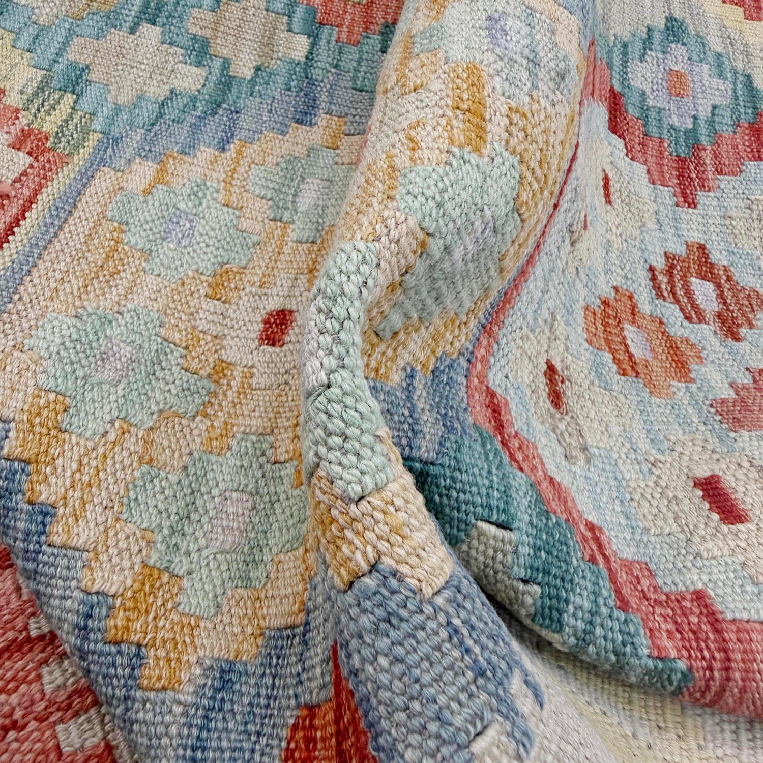 Handmade Multi Kilim Geometric 7x10 ft