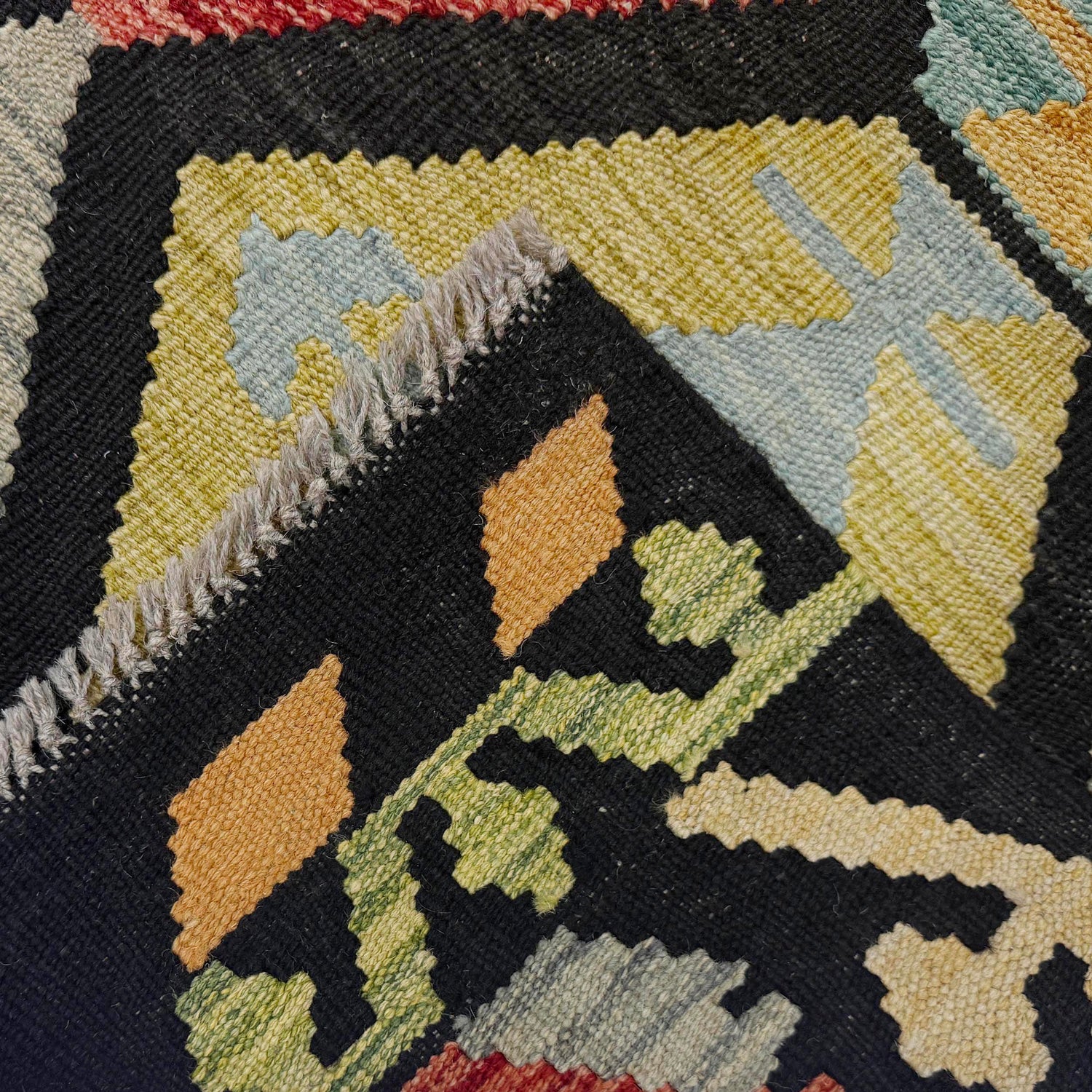 Handmade Multi Kilim Geometric 7x10 ft