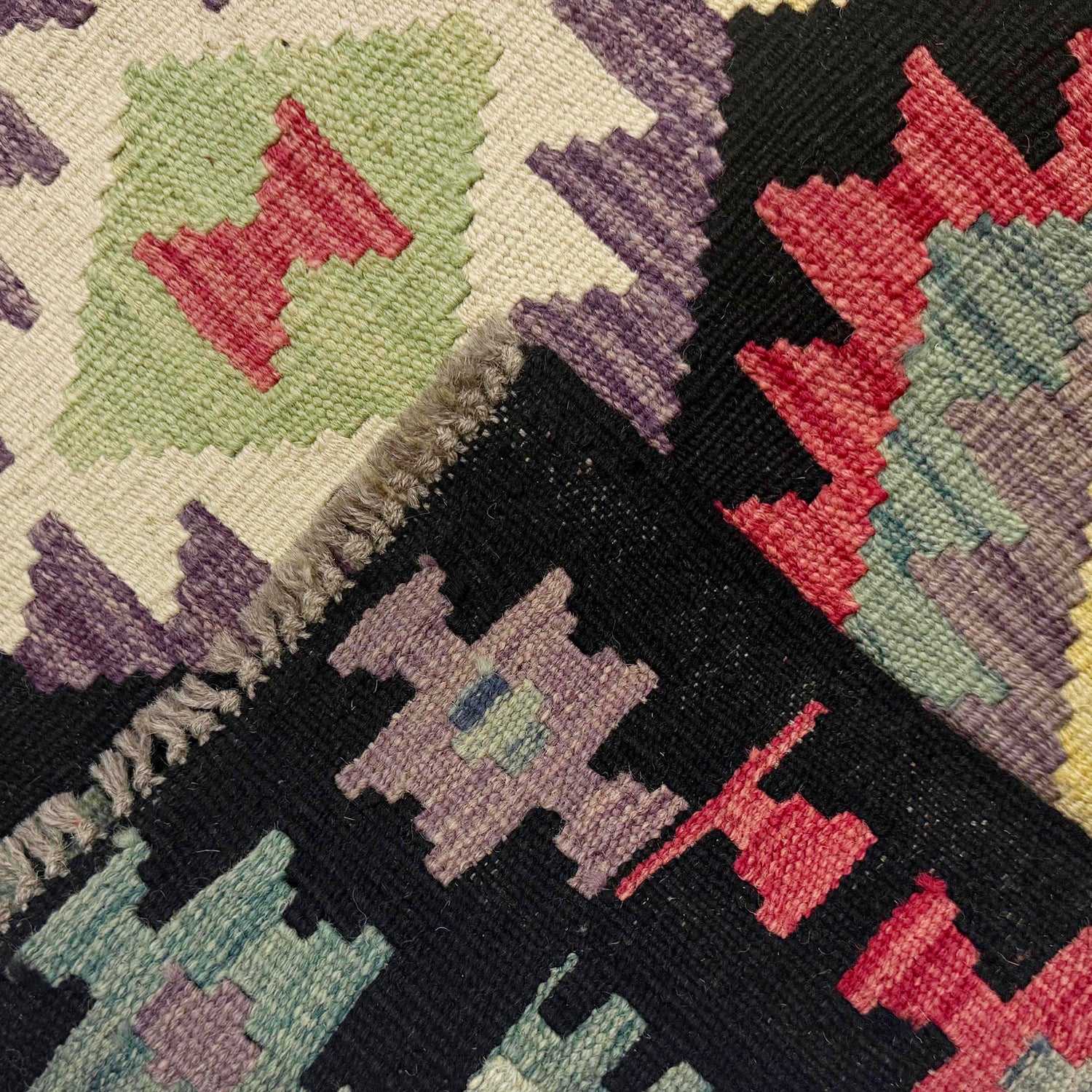 Handmade Multi Kilim Geometric 7x10 ft