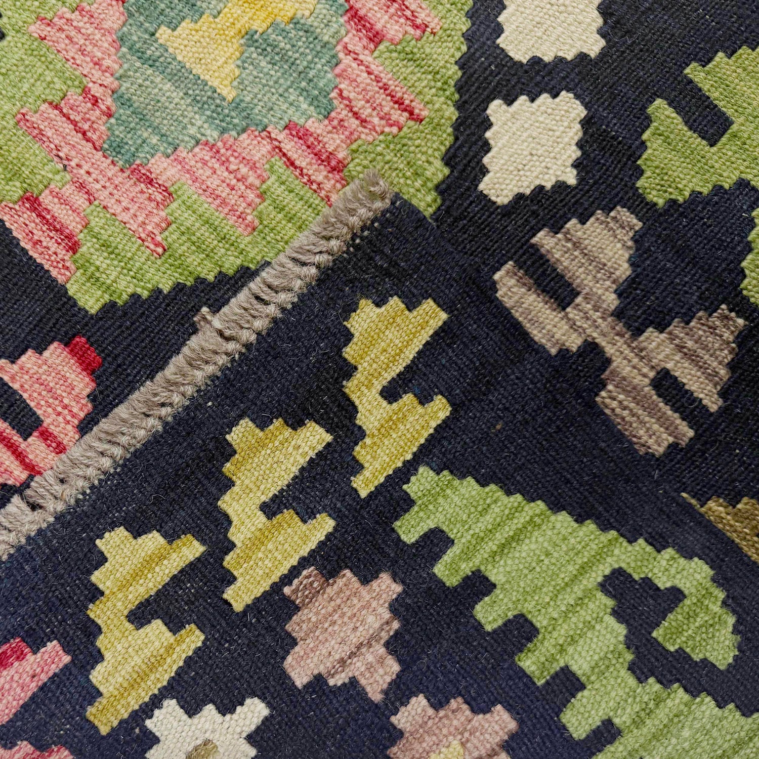 Handmade Multi Kilim Geometric 7x10 ft
