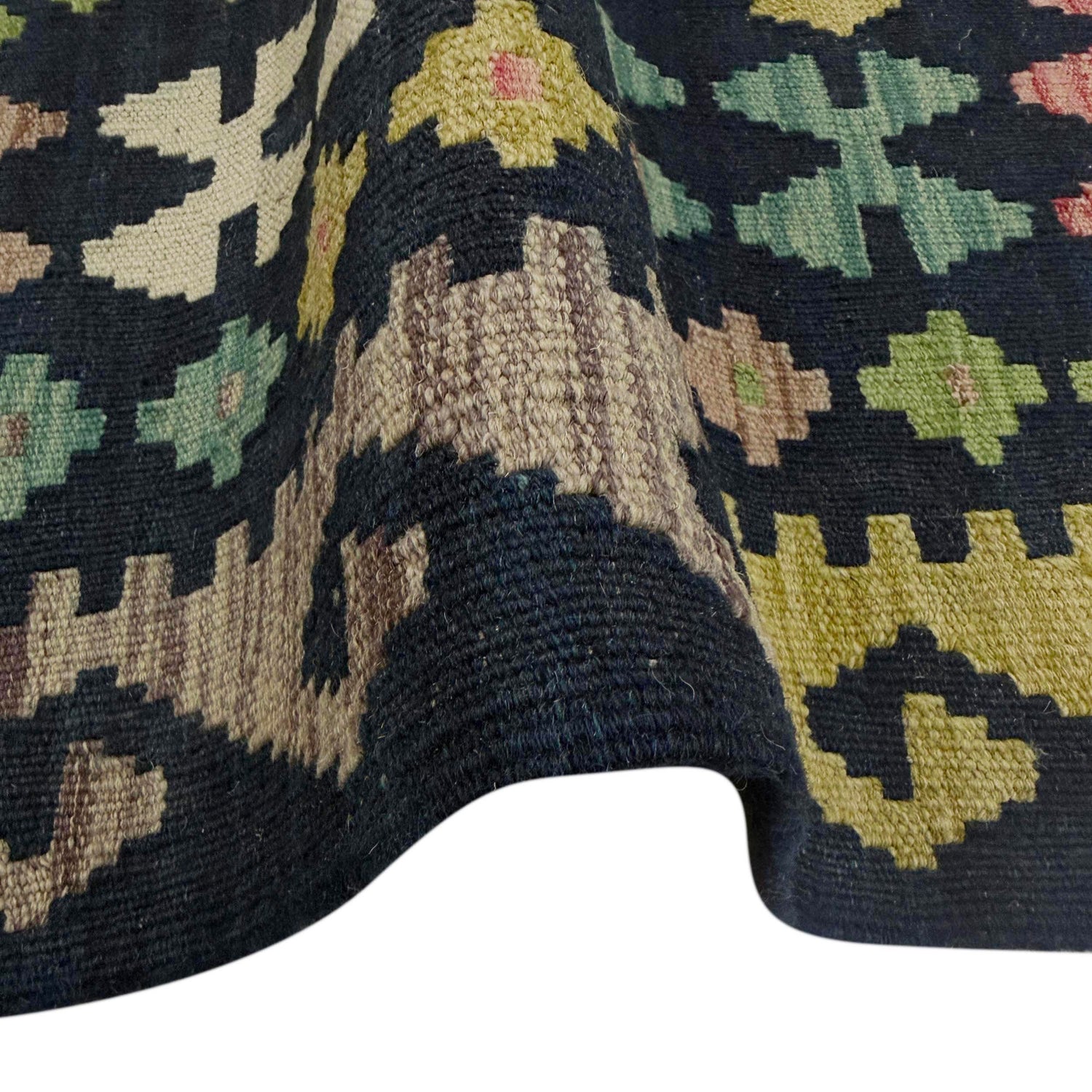 Handmade Multi Kilim Geometric 7x10 ft