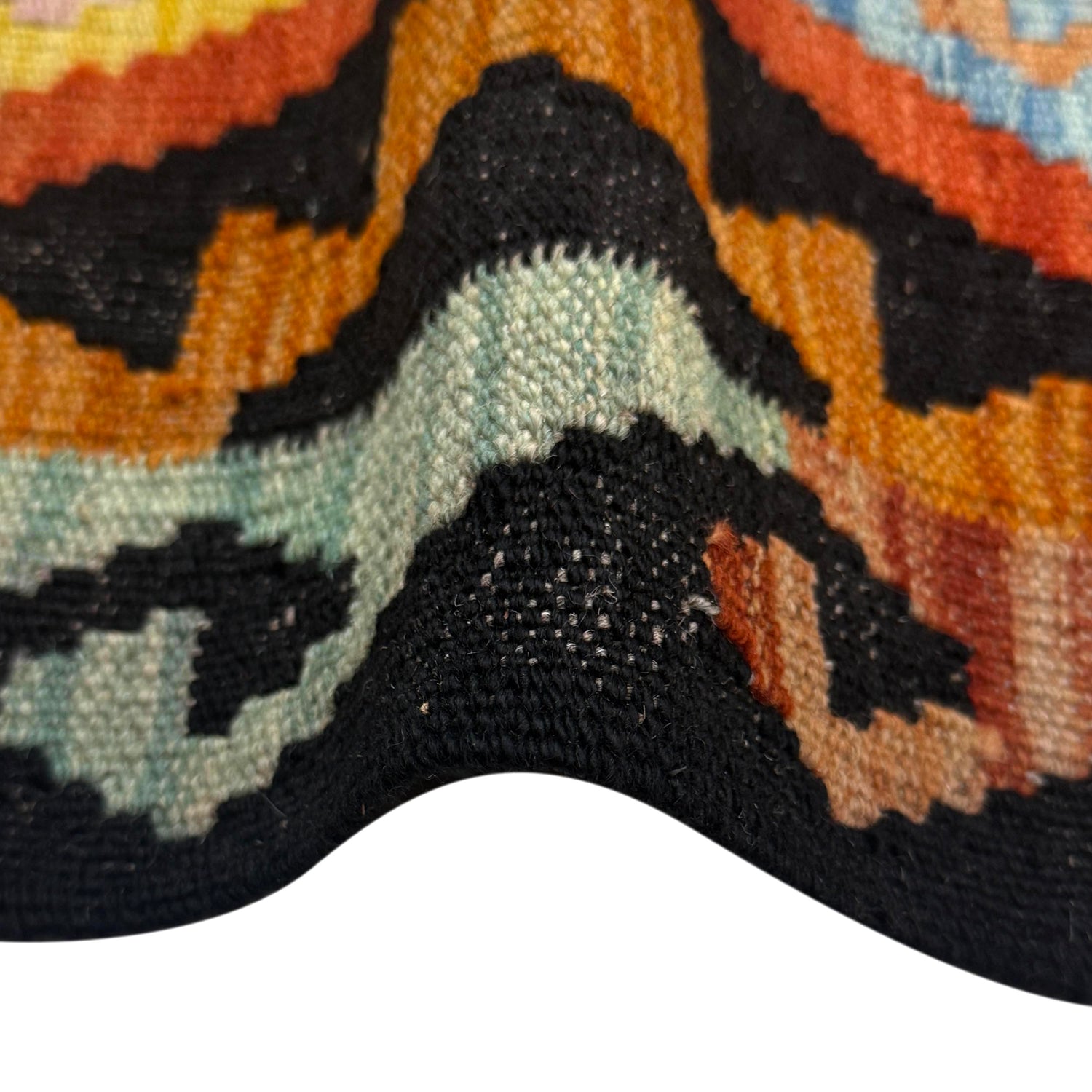 Handmade Multi Kilim Geometric 7x10 ft