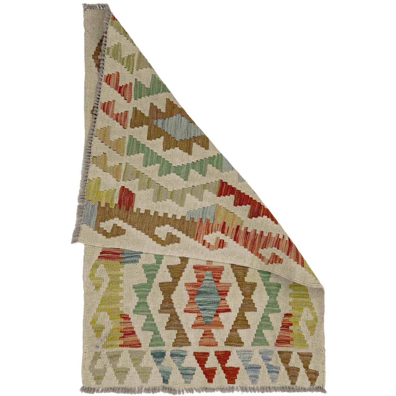 Handmade Multi Kilim Geometric 2x3 ft