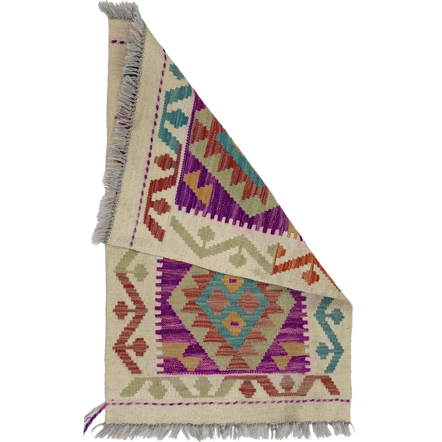 Handmade Multi Kilim Geometric 2x3 ft