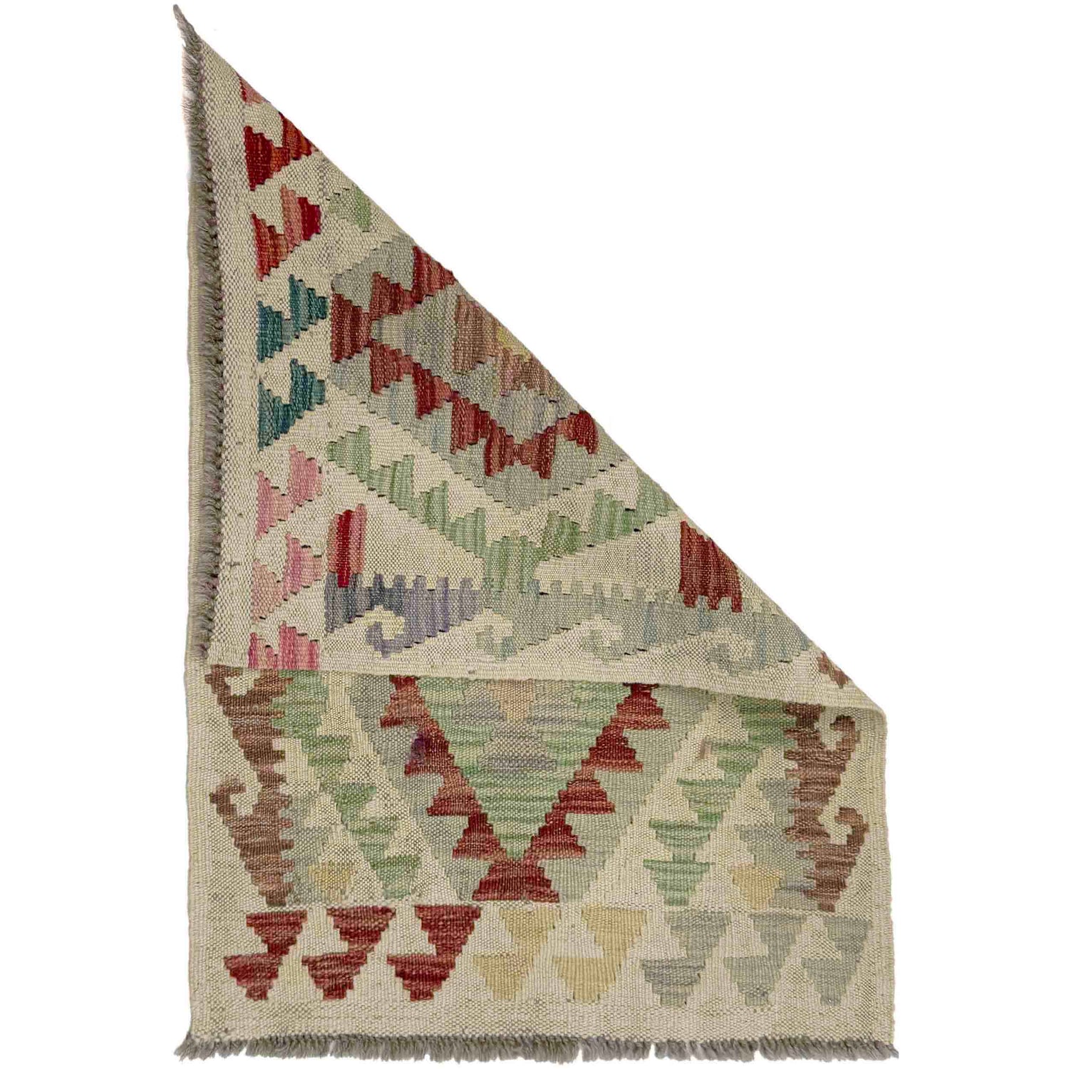 Handmade Multi Kilim Geometric 2x3 ft
