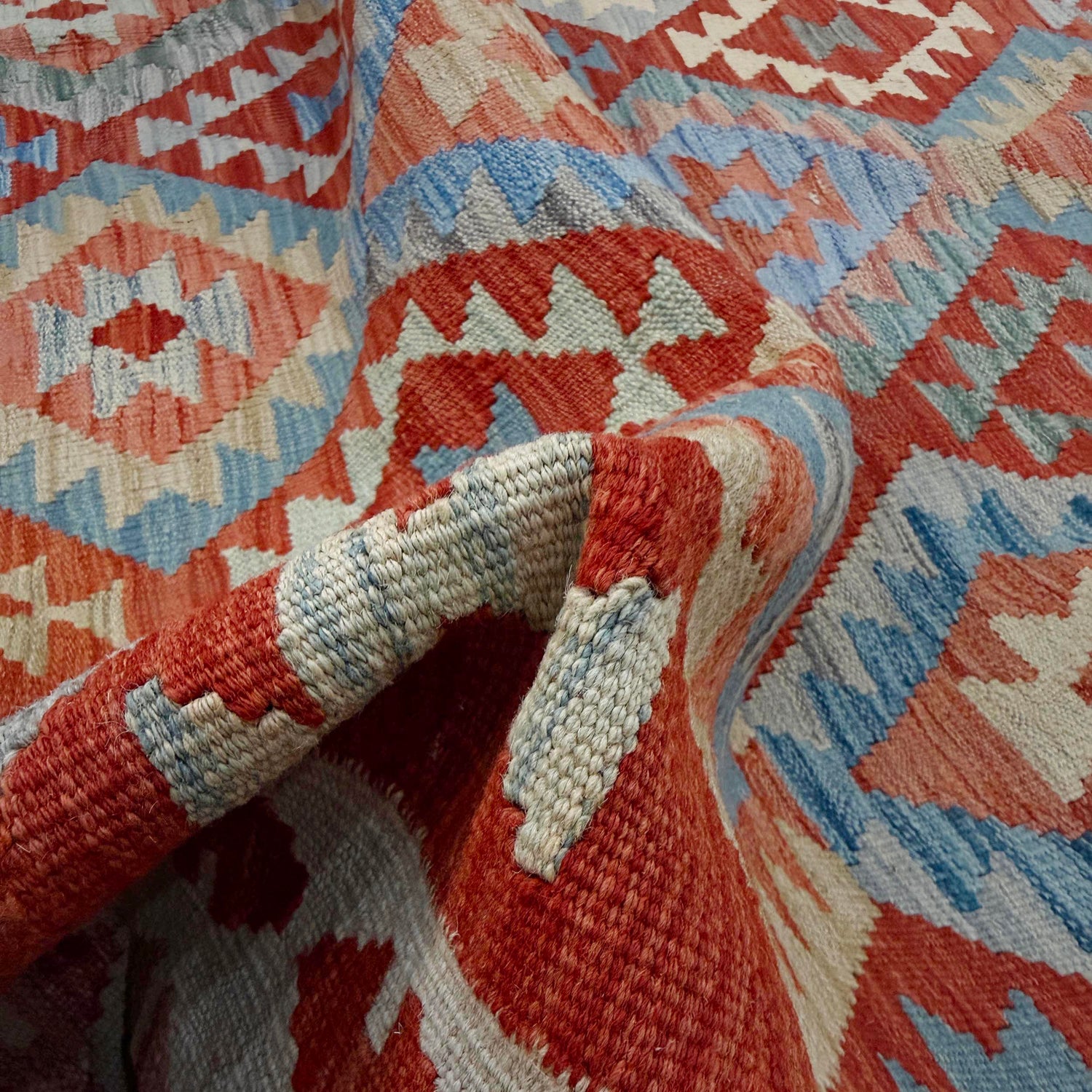 Handmade Multi Kilim Geometric 9x12 ft