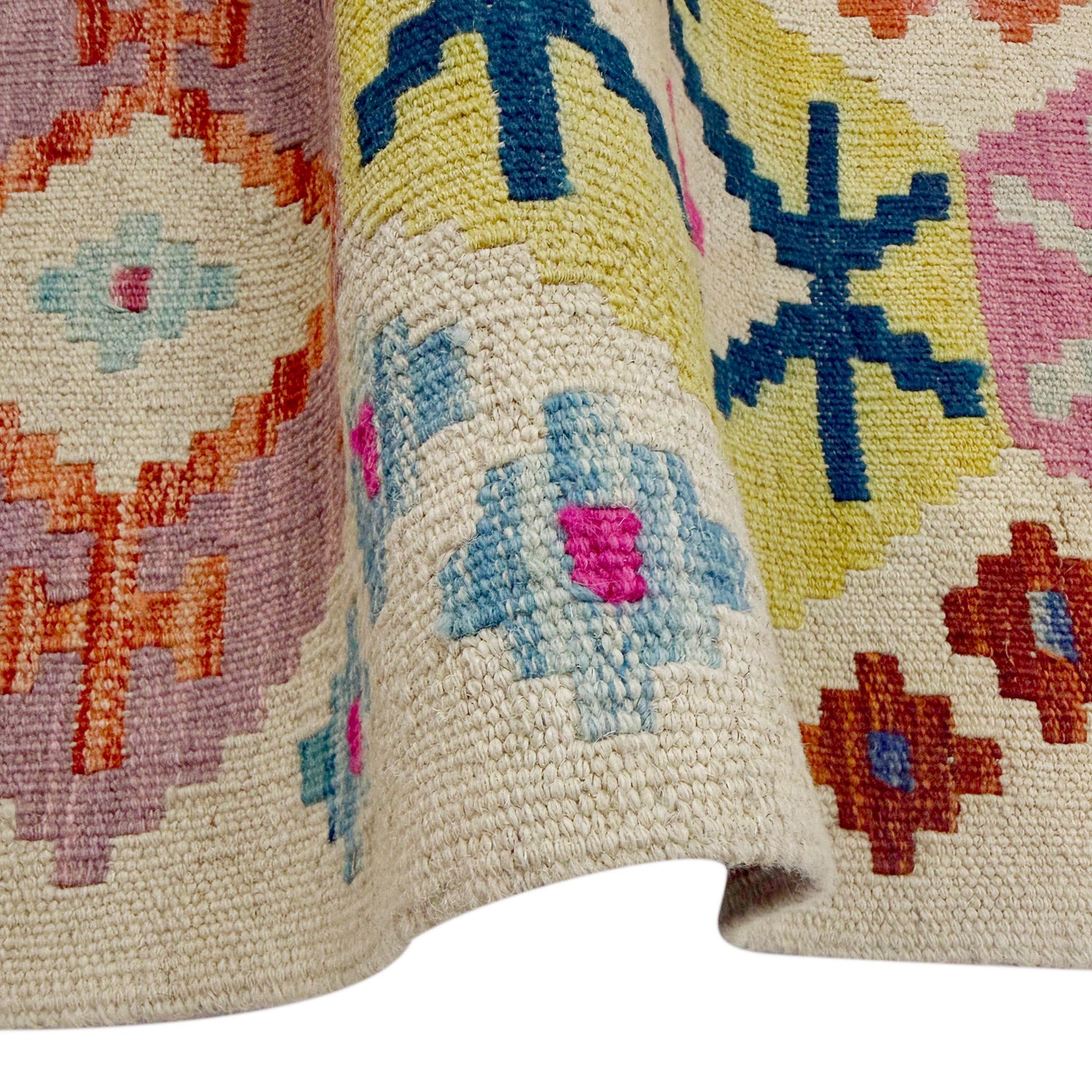 Handmade Multi Kilim Geometric 9x12 ft