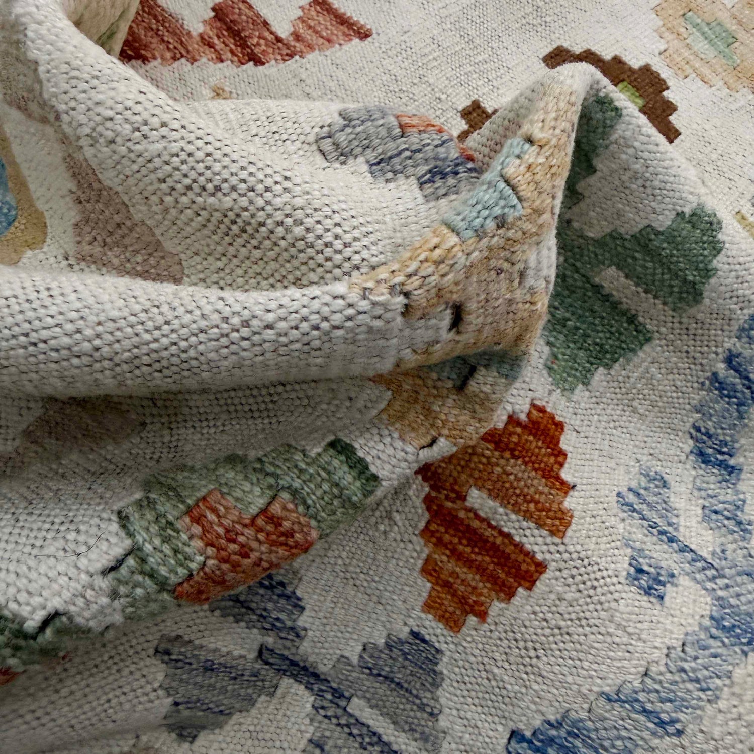 Handmade Multi Kilim Geometric 8x10 ft