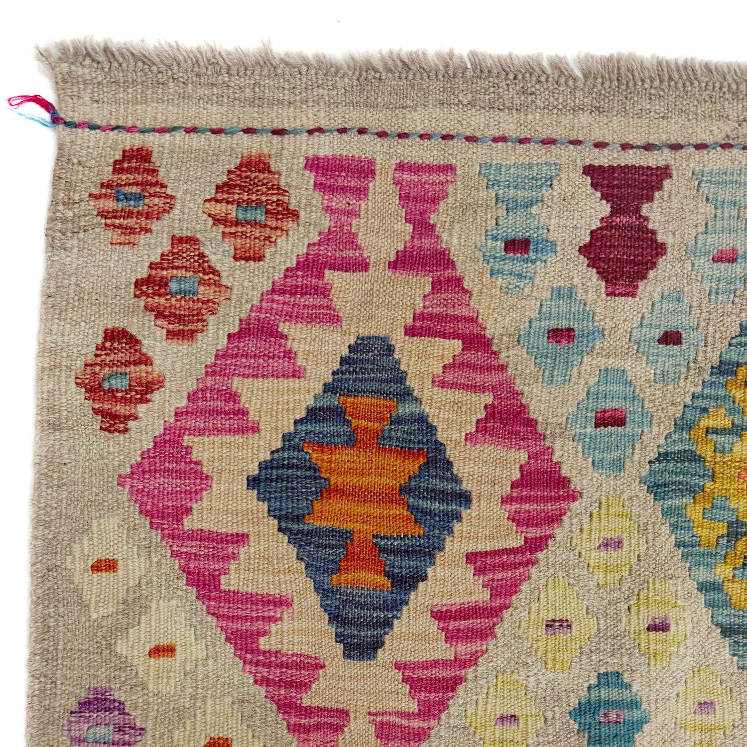 Handmade Multi Kilim Geometric 8x10 ft