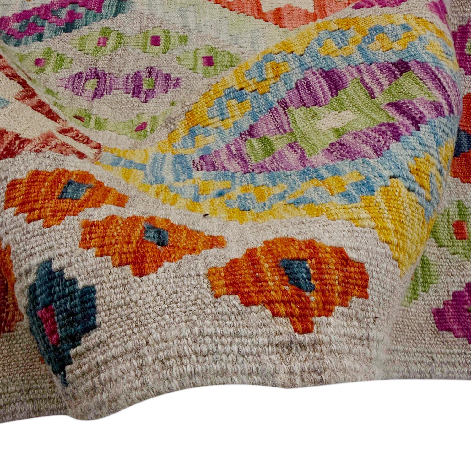 Handmade Multi Kilim Geometric 8x10 ft