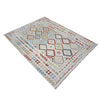 Handmade Multi Kilim Geometric 9x12 ft