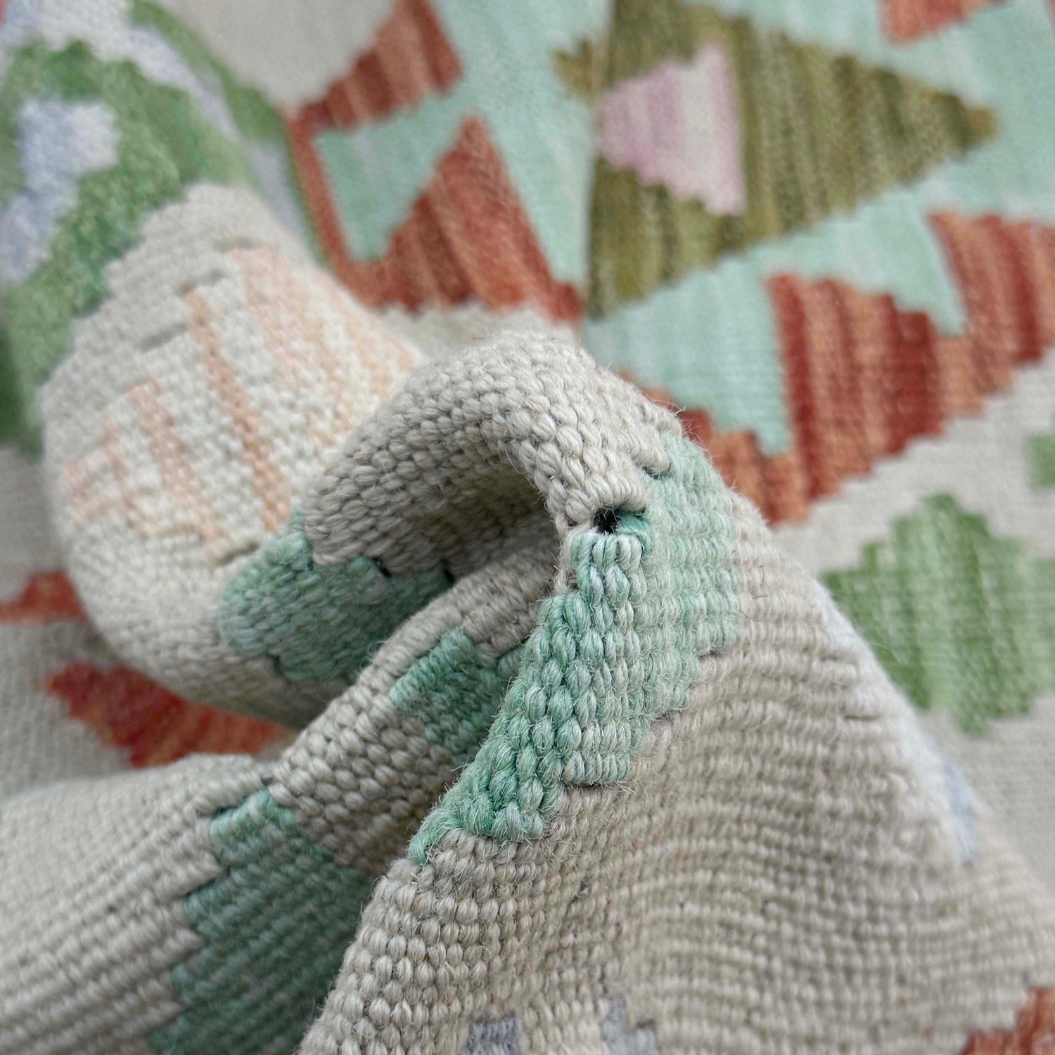 Handmade Multi Kilim Geometric 8x10 ft