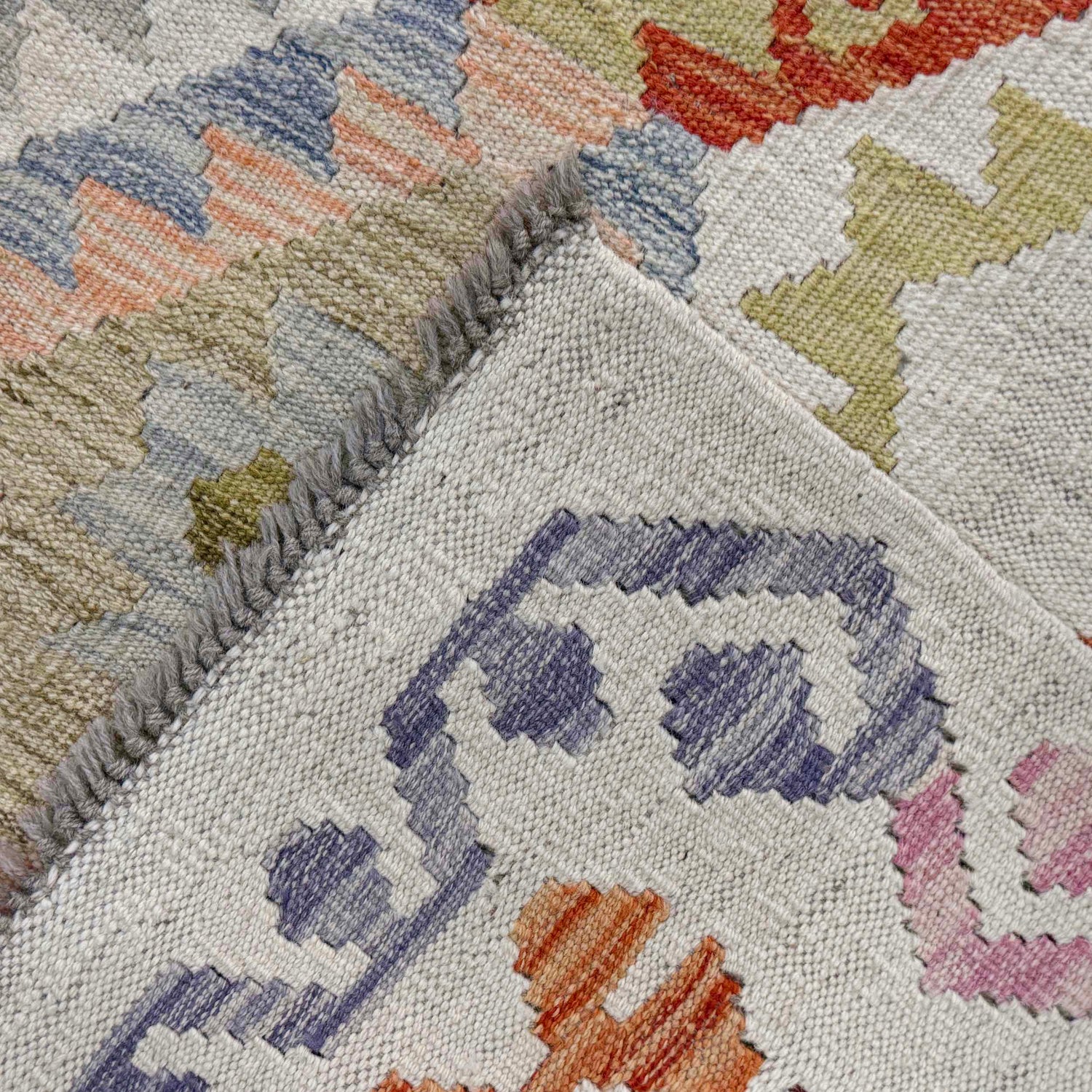 Handmade Multi Kilim Geometric 8x10 ft
