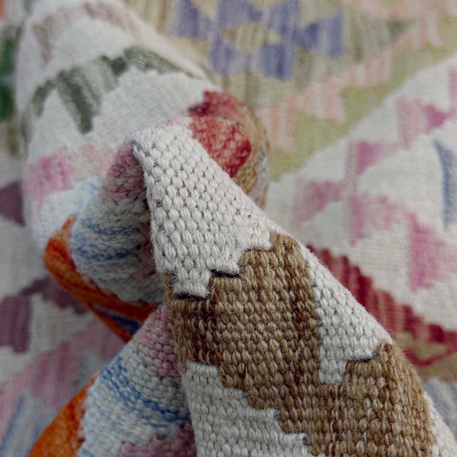 Handmade Multi Kilim Geometric 8x10 ft