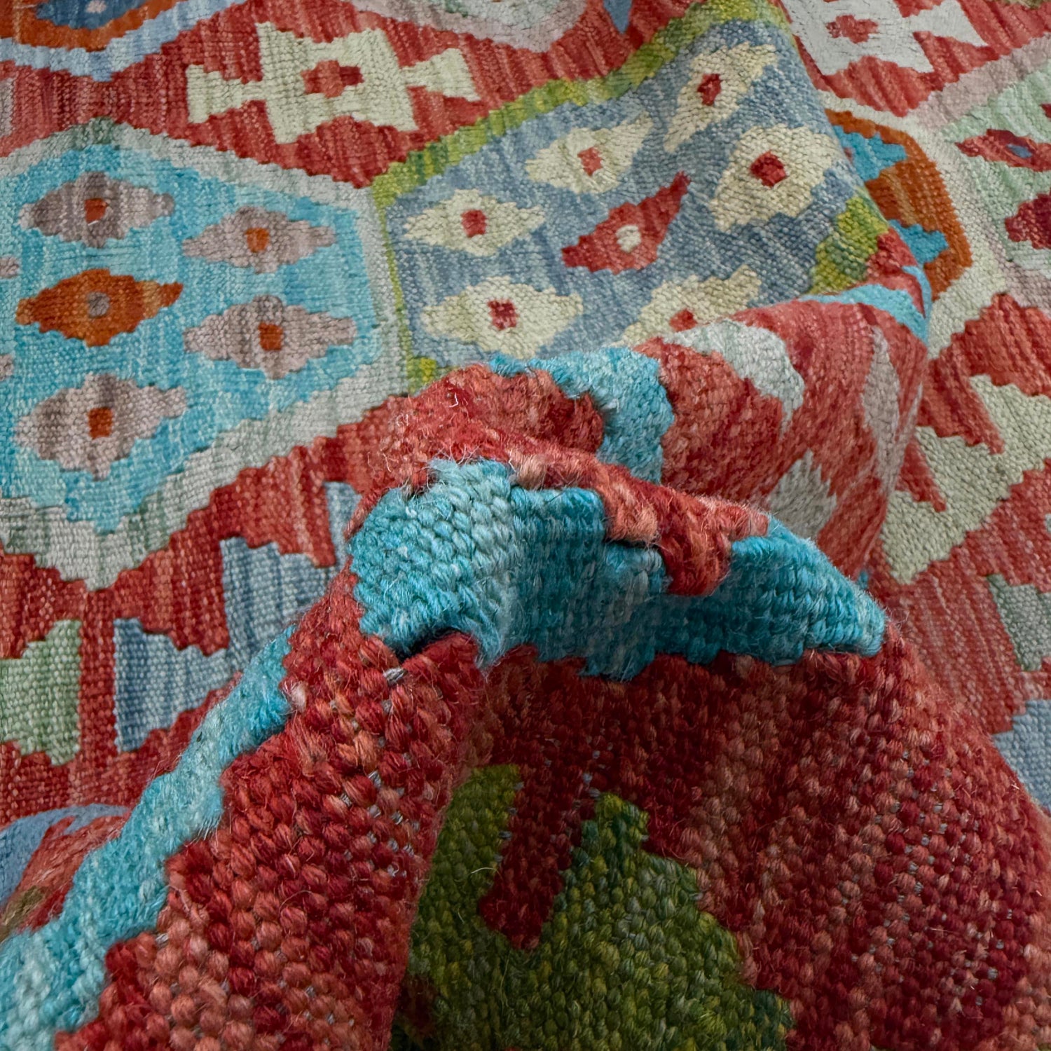 Handmade Multi Kilim Geometric 8x10 ft
