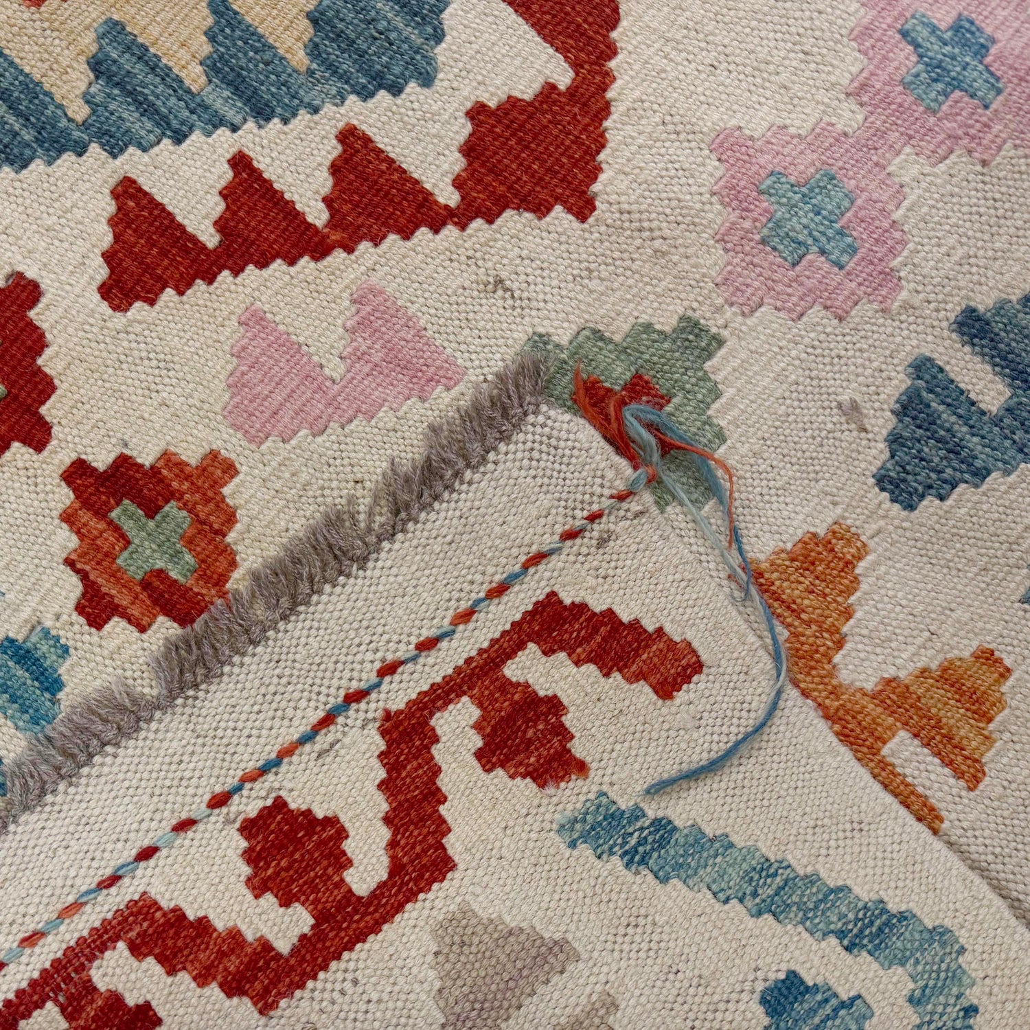 Handmade Multi Kilim Geometric 8x10 ft