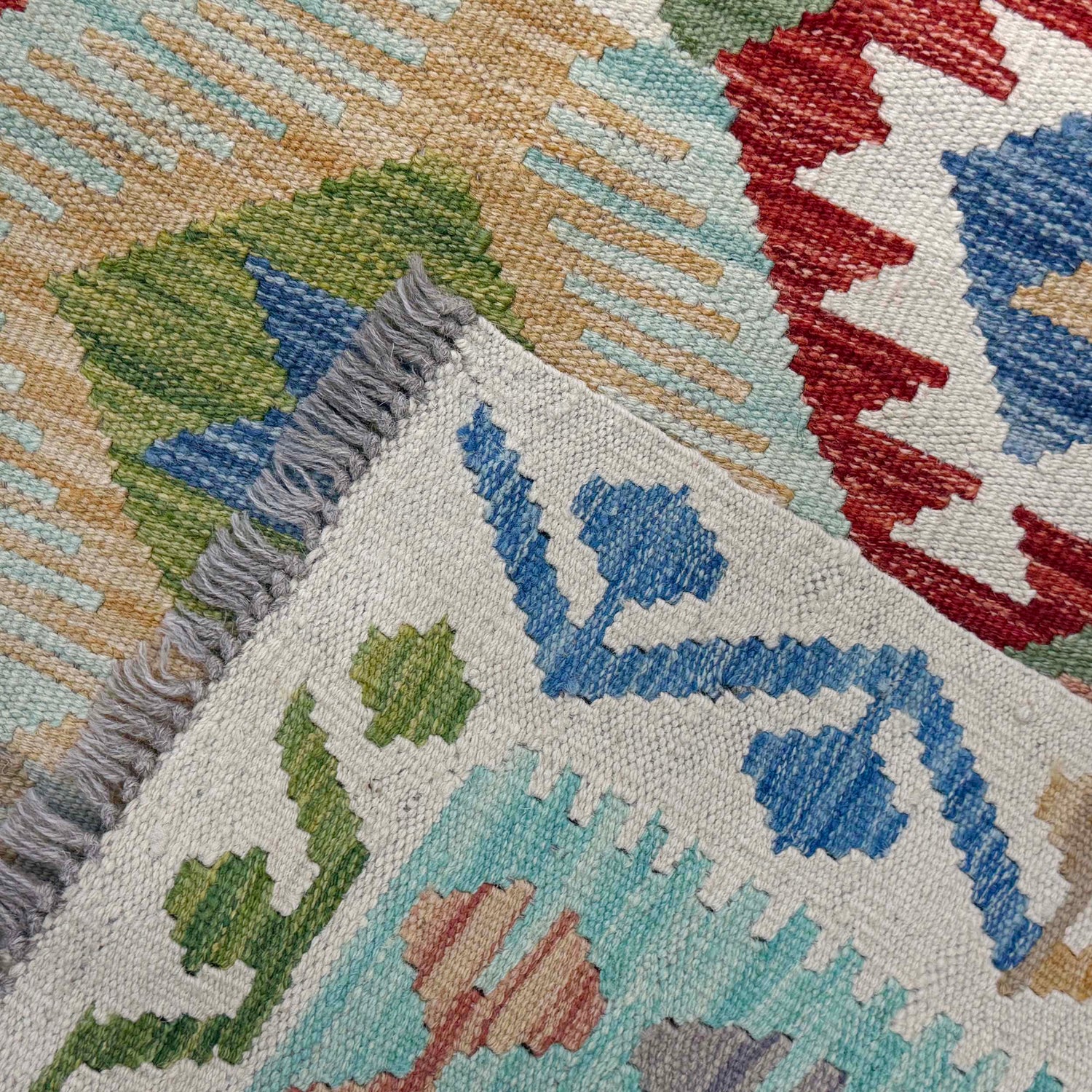 Handmade Multi Kilim Geometric 8x10 ft