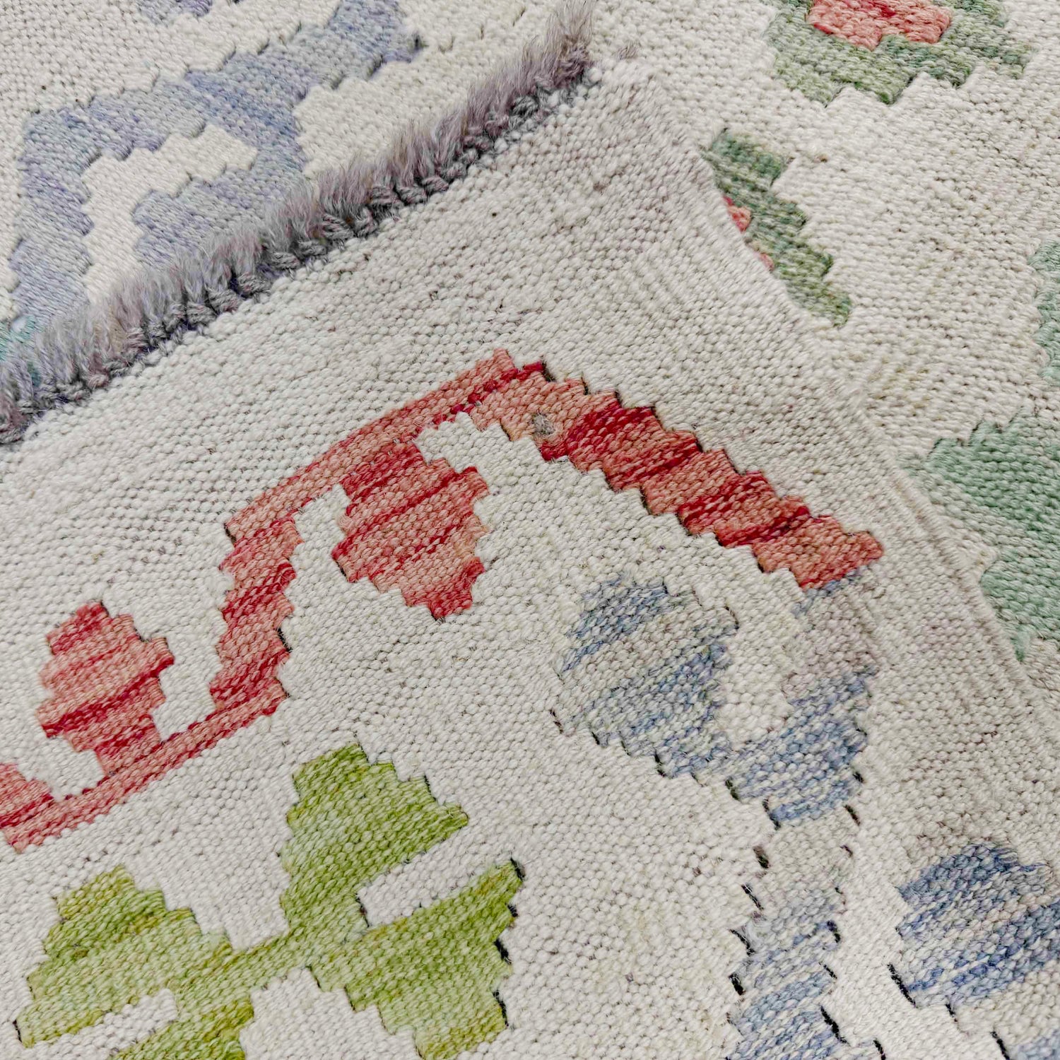 Handmade Multi Kilim Geometric 9x12 ft