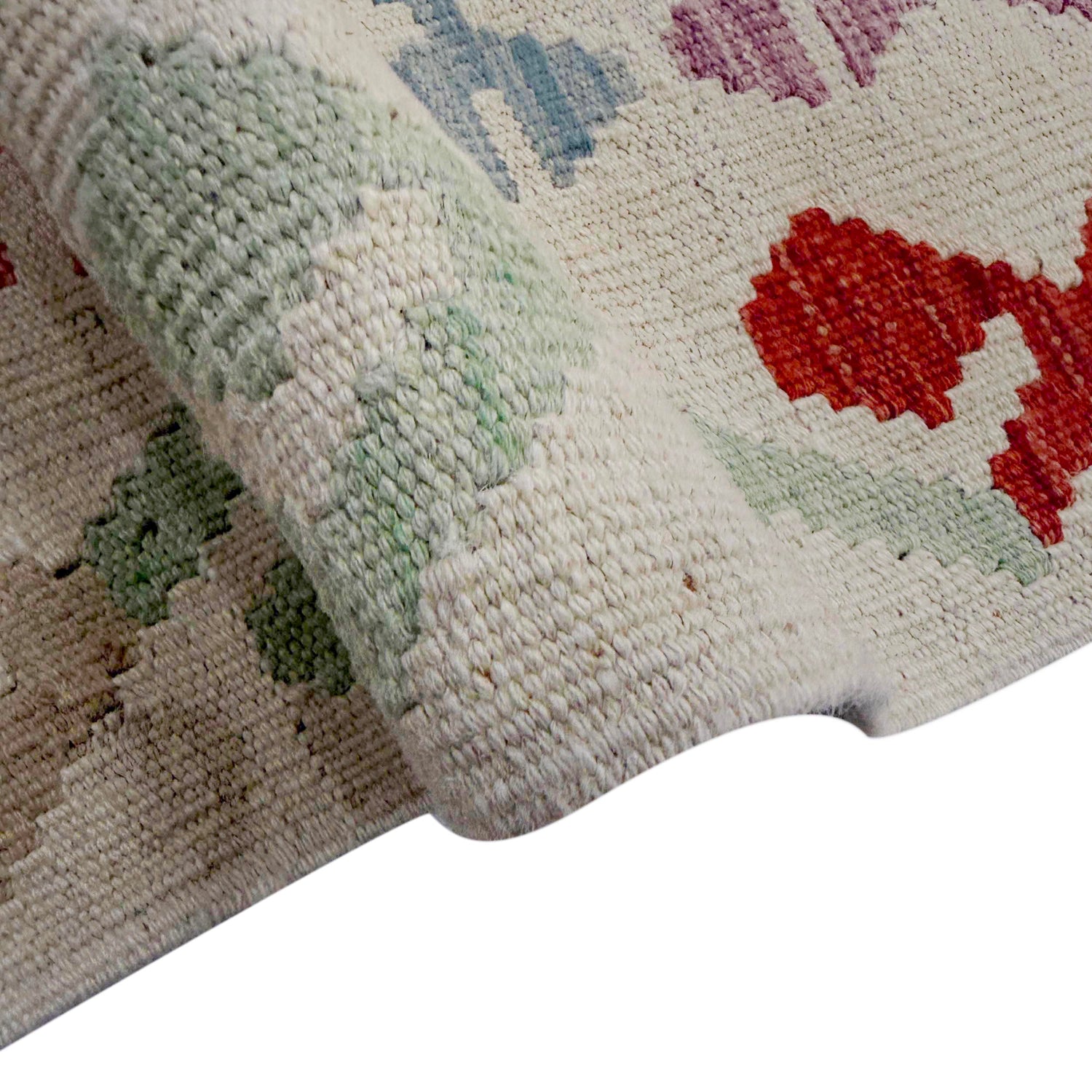 Handmade Multi Kilim Geometric 9x12 ft