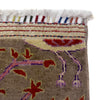 Tree Of Life Area Rug Handmade Brown Floral 3x5 ft