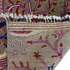 Tree Of Life Area Rug Handmade Brown Floral 3x5 ft