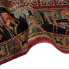 Shikargah Area Rug Handmade Multi Animal/Birds 3x5 ft