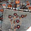 Tree Of Life Area Rug Handmade Gray Floral 3x5 ft