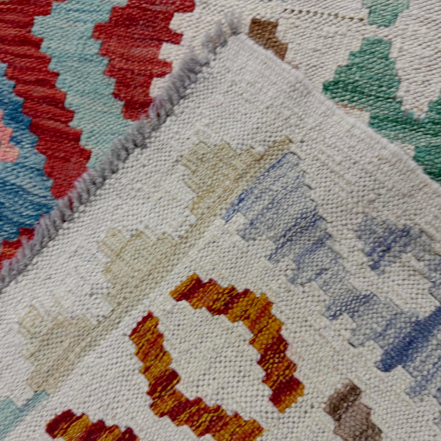 Handmade Multi Kilim Geometric 9x12 ft