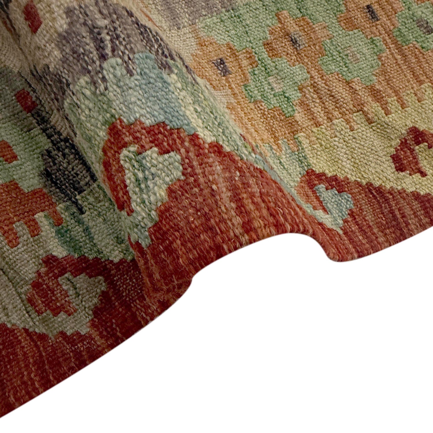 Handmade Multi Kilim Geometric 9x12 ft