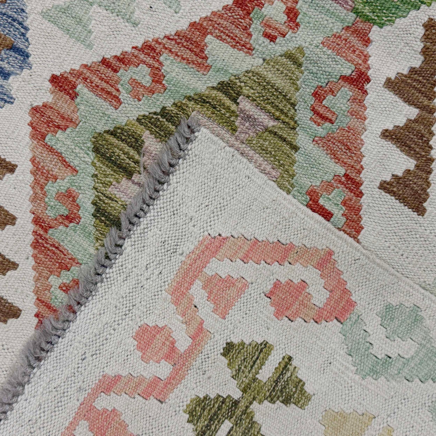 Handmade Multi Kilim Geometric 9x12 ft