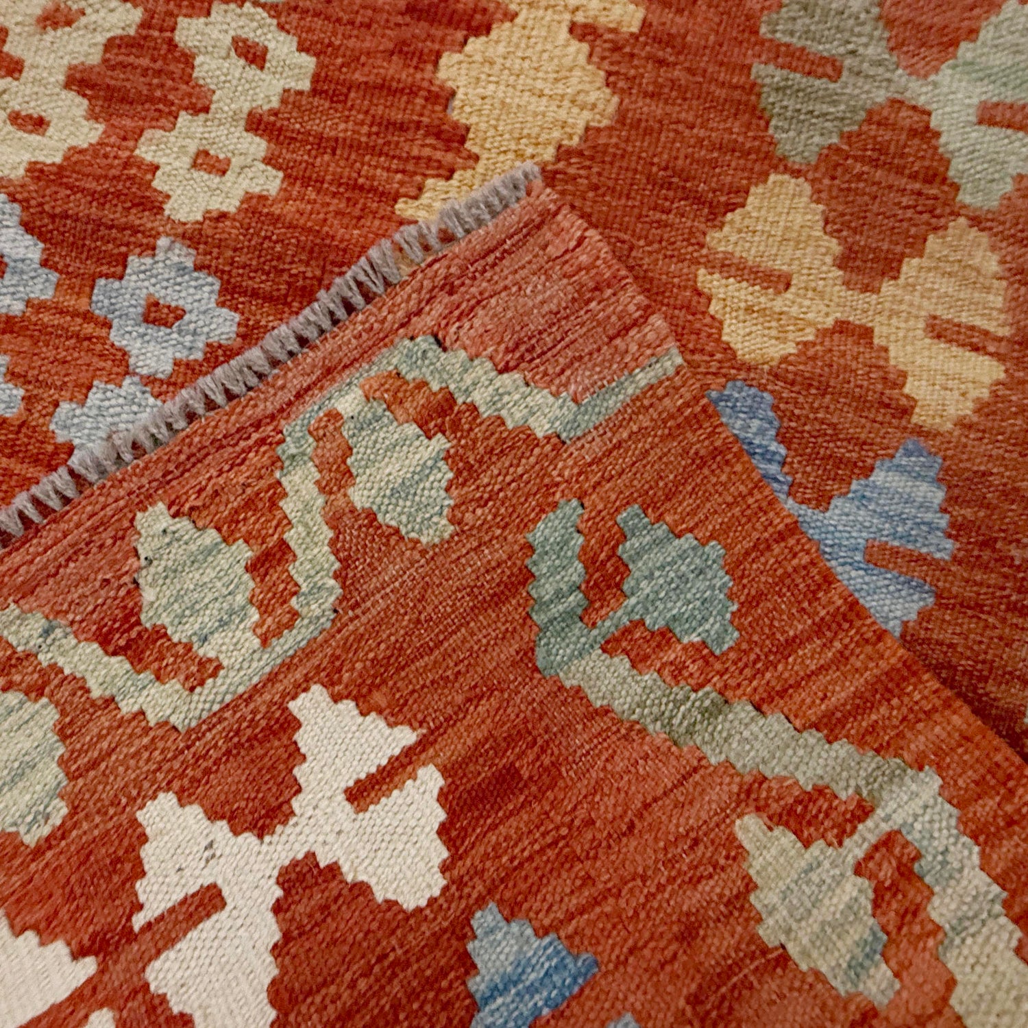 Handmade Multi Kilim Geometric 8x10 ft