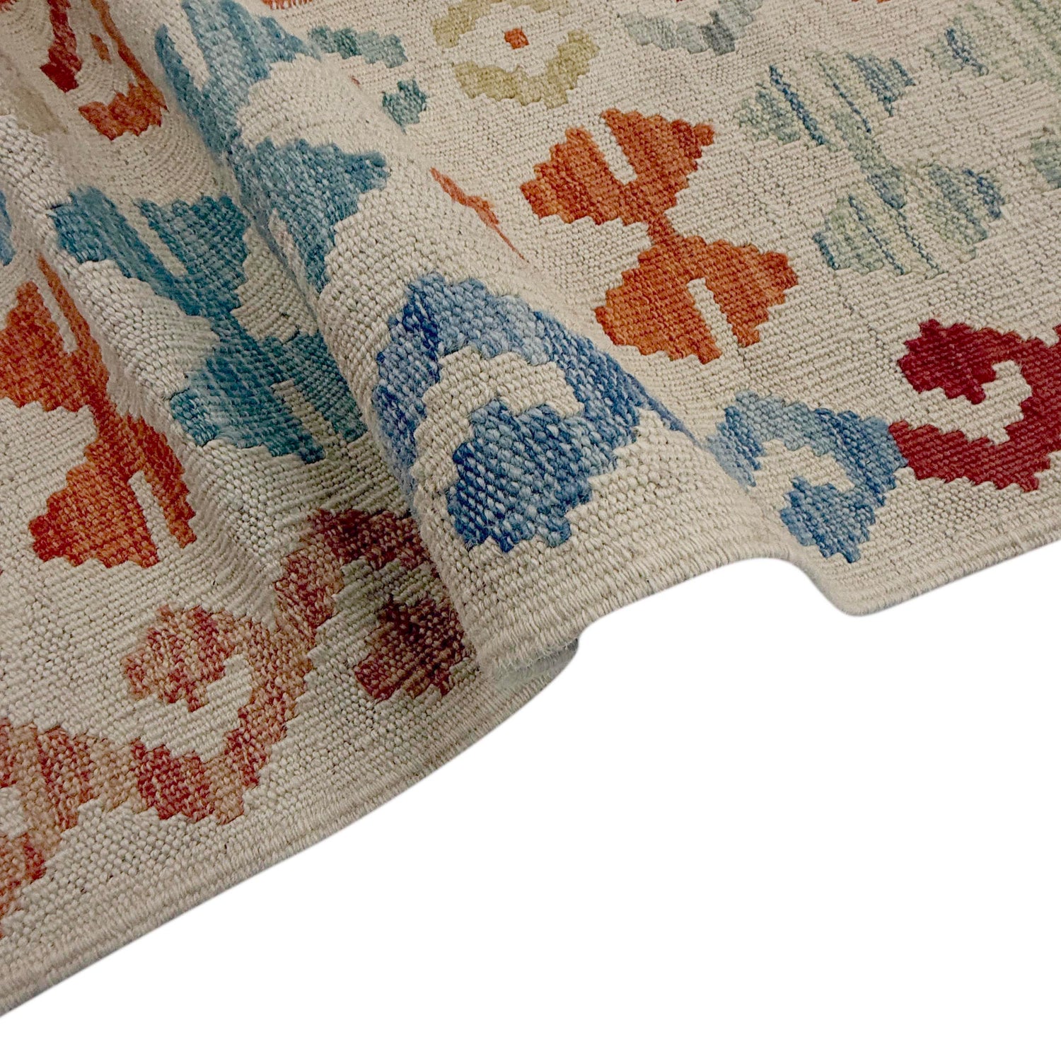 Handmade Multi Kilim Geometric 9x12 ft