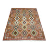 Handmade Multi Kilim Geometric 5x8 ft